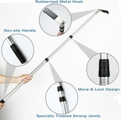 6 FT Cargo Retriever Hook – Heavy-Duty Telescoping Grab Tool for Trucks & SUVs