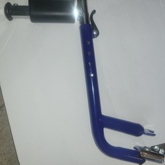 Drive Wheelchair Footrests Flip Up Blue Black Adjustable 12″-15″ Great Condition