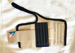 Ergodyne ProFlex Wrist Support XS/S, Left Hand, Tan/Navy, Single Strap (New)