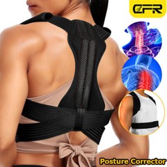 Adjustable Back Support Shoulder Brace Belt Posture Corrector Strap Clavicle US
