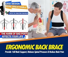 Back Shoulder Support Humpback Straightener Medical Posture Corrector Brace Belt