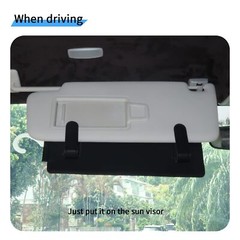 Portable Handicap Placard Holder for Auto – Ultra Transparent Handicapped Pla…