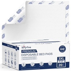 SOFYFINE 150 Gram Heavy Duty Chucks 40″x36″ Disposable Tear Resistant Adult I…