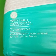 Prevail Underwear Diaper YOUTH / SMALL ADULT, Pull On, PV-511 – Pack of 22