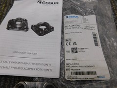 NEW Össur 4 Hole Female Pyramid + ROTATION Prosthetic Part A-245300