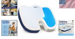 Ultimate Comfort U-Shaped Seat Cushion – Washable & Cooling Gel Technology