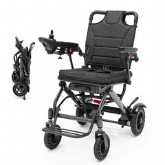 38lb Foldable Electric Wheelchairs Intelligent Lightweight For Airline Seniors