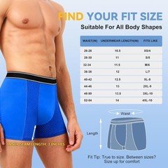Men’S Incontinence Underwear – Upgraded 200Ml Absorbency Leakproof Boxer Briefs