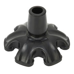 Cane Tip with 6 Support Rubber Foot for Walking Canes 3/4 Inch Shaft, Self-Stand