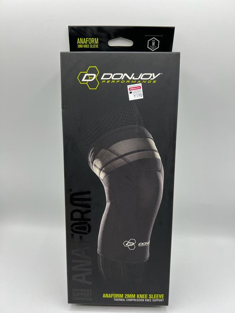 DonJoy Performance ANAFORM 2MM Knee Support Compression Sleeve Small & Medium