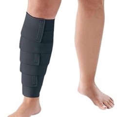 Calf Compression Wrap ready wrap Black Multi-Strap Support RW-LE-BD-M35-BK USA