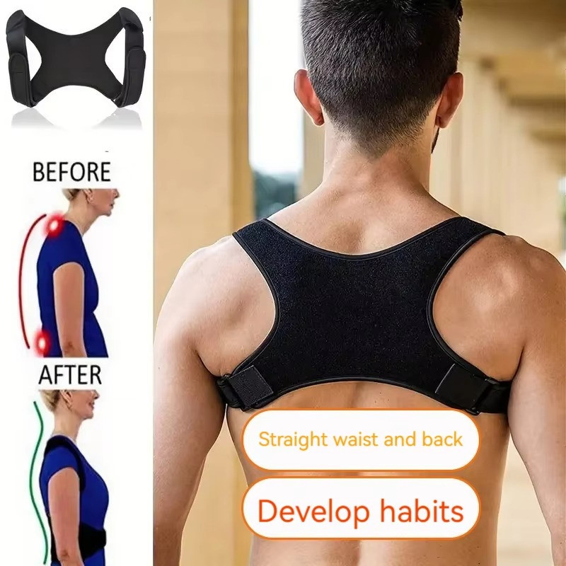 Adjustable Posture Corrector Back Shoulder Support Correct Brace Belt Men Women