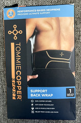 Tommie Copper Sport Comfort Back Wrap L/XL – Black Copper Infused Fast Ship