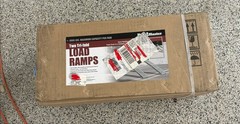 Haul-Master Tri-Fold Aluminum Loading Ramps Pair 1000 lb for ATV/Truck