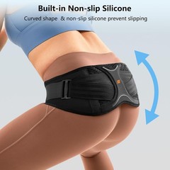 SueStar Sacroiliac Belt with Removable 3D XL (Hip Size39.4-45.3）, Grey