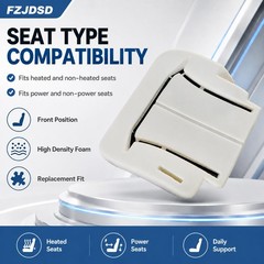 Driver Side Bottom Seat Foam Cushion Compatible with Chevy Silverado GMC Sier…