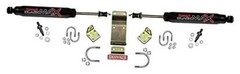 07-15 REPLACEMENT STEERING STABILIZER, DUAL FRONT, BLACK W/BT