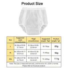 Incontinence Cover Pant Washable Brief Women Elderly Senior People for Men