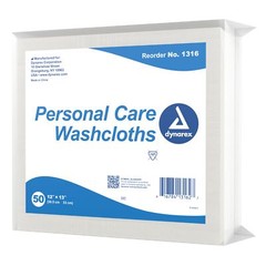 Personal Care Dry Wipe Washcloth 12 X 13 50/Pkg CA of 800