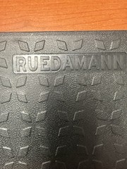 RUEDAMANN Threshold Ramp 2inch Rise Rubber Anti-Slip Black 2200lb ADA
