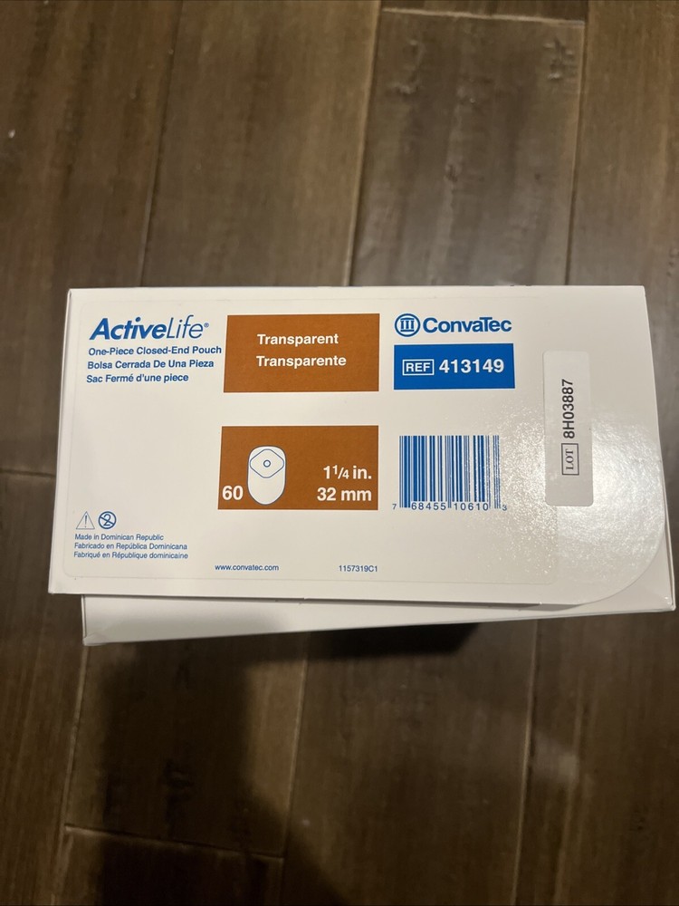 Activelife One Piece Closed End Pouch 32mm/60 Count