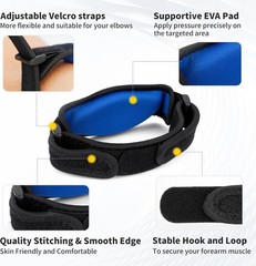 2 Pack Tennis Elbow Brace for Men & Women, Elbow Pain Relief for Tendonitis, …