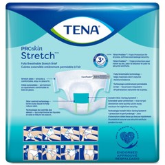 TENA ProSkin Stretch Super Briefs, Heavy Absorbency, 3X-Large, 61391, Case of 32