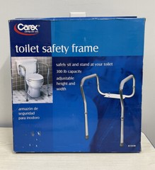 Toilet Safety Frame Carex Bath Bathroom Medical Adjustable Universal B358-00 NEW