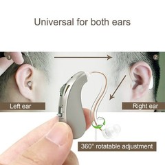 Behind the Ear Sound Amplifier BTE Digital Hearing Aids For Seniors Hearing Loss