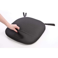 Large Black Body Positioner Seat Cushion for Mesh Office Chairs 19×18.5