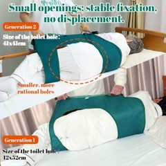 Elderly Patient Transfer Sling Positioning Bed Pad Aid 18.9″x66.9″ Waterproof