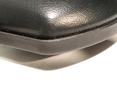 Black Single Padded Calf Cushion Padding for Unknown Patient Wheelchair Model