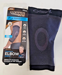 Copper Fit Compression Elbow Sleeve – XL – New – Advanced Support Technology