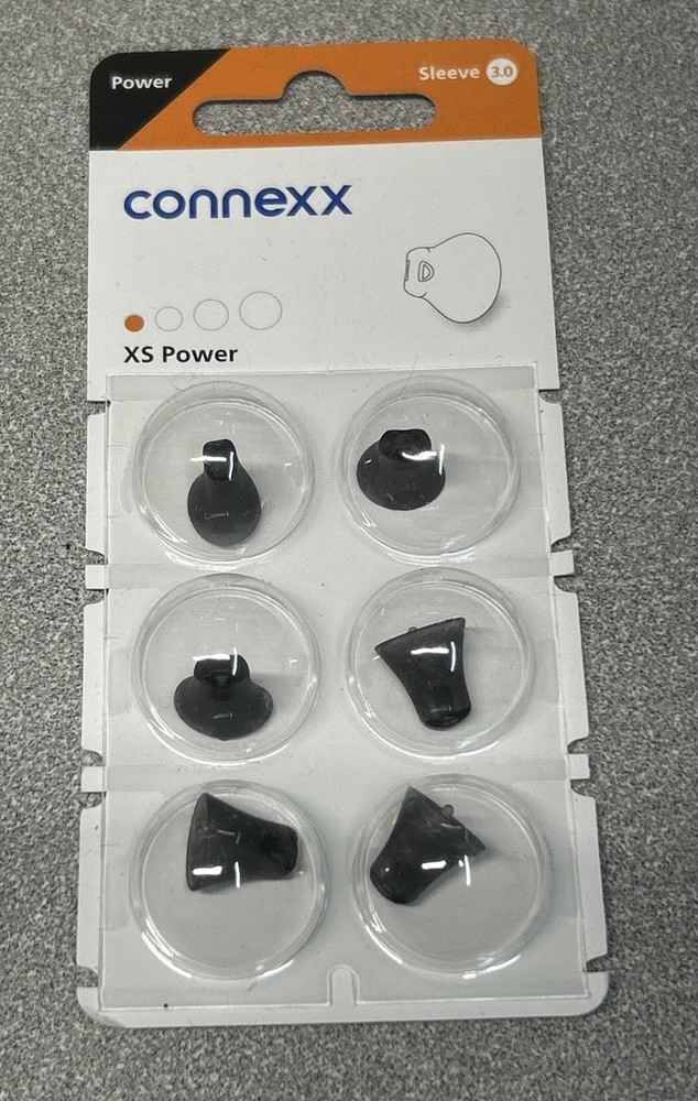 1 Pack XS Power Connexx Sleeve 3.0. Fits Signia Rexton Widex Miracle Ear. XSmall