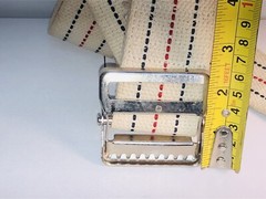 Large Gait Belt W/ Metal Buckle, 58 Inch, White Essential Medical Supply Medline
