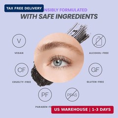 Wonderskin Infinite Rizz Mascara – Black Mascara For Volume And Length, Long-Wea