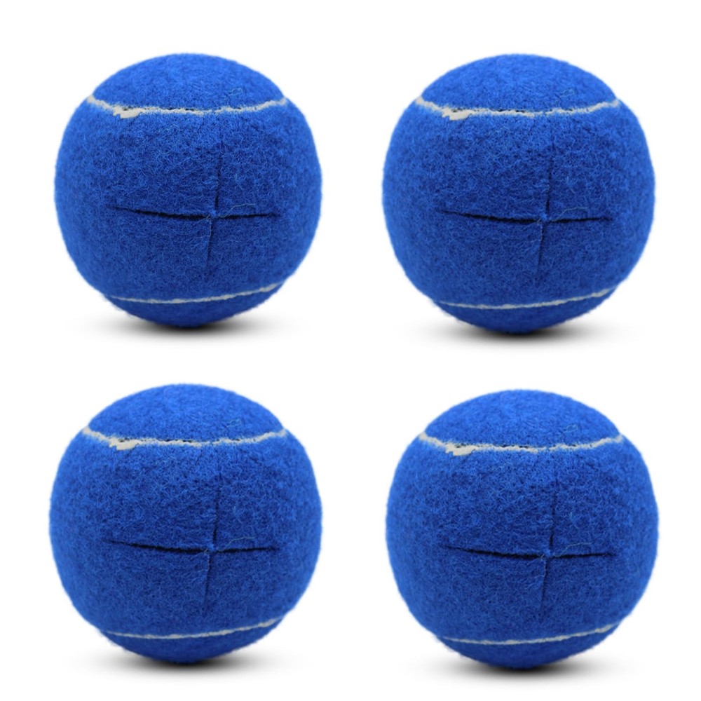 SHYUJAJIE 4 PCS Precut Walker Tennis Balls for Furniture 4 Pack, Dark Blue