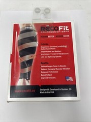 Recofit compression sleeves leg calf One pair XXL Carbon Infused Fabric Breathe