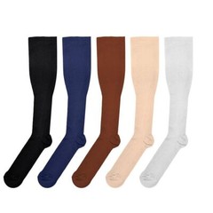 3Pairs- Copper Compression Socks 20-30mmHg Graduated Support Mens Womens S-XXL
