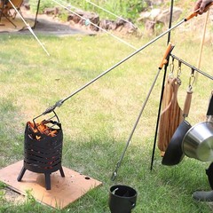 Heavy Duty Stainless Steel Grabber Reacher Pickup Tool BBQ Trash Log Snake Tongs