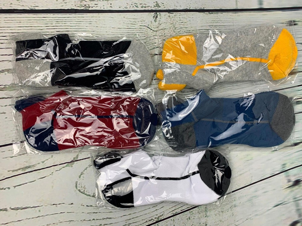 5 Pairs Copper Compression Ankle Socks Women Men Sport Plantar Fasciitis Arch XL