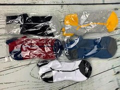 5 Pairs Copper Compression Ankle Socks Women Men Sport Plantar Fasciitis Arch XL