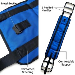 Transfer Sling, Upgraded with Metal Buckle, 6 Reinforced Straps with Hand Grips