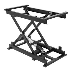 29.92*16.54*7.87in 24V Black Electric Scissor Lift Table For Material Handling