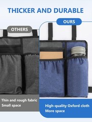 Walker Bag with Cup Holder for Folding Walker, Premium Waterproof Pouch for Walk