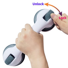 2 Pack StableGrip Suction Shower Safety Handle Grab Bars Grip for Seniors Kids