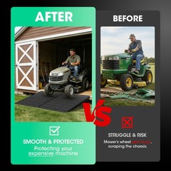 36″ x 24″ Shed Ramp Black Loading Ramp 900LB Loading Dock Ramp for Garages Barns