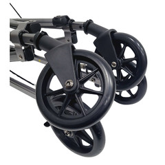 Wonder Space Saver Rollator Lightweight Fold Mobility Walker For Senior
