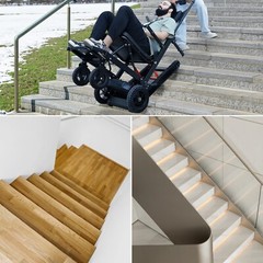 Electric stair climbing wheelchair,Electric Foldable Seating Chair, Max 450Lbs