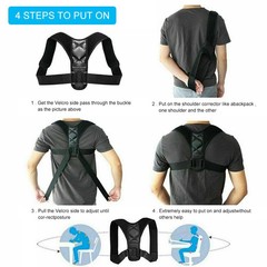 Posture Corrector Support Magnetic Back Shoulder Brace Belt Band For Men Women